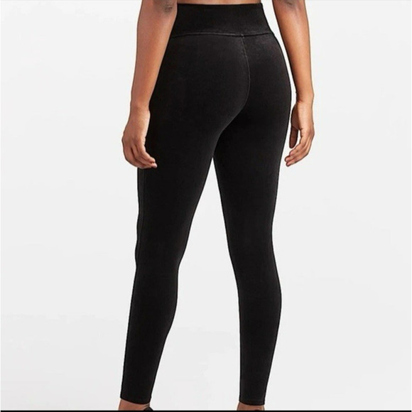 Spanx Black Velvet Leggings Size Small - Picture 6 of 7